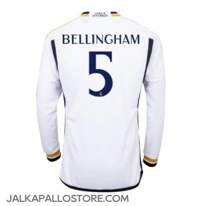 Real Madrid Jude Bellingham #5 Kotipaita 2023-24 Pitkähihainen